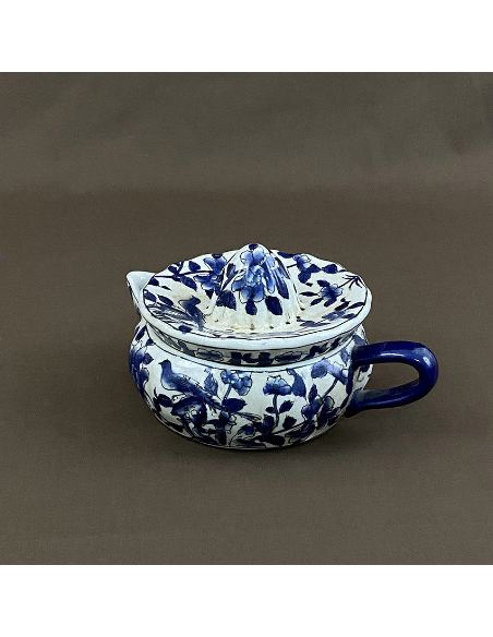 Exprimidor de porcelana. Exprimidor 20cm -Azulcraquelado