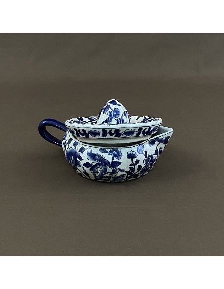 Exprimidor de porcelana. Exprimidor 20cm -Azulcraquelado