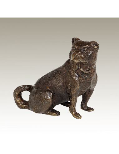Escultura de Bronce Perro Bulldog 