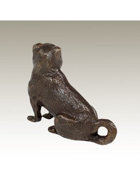 Escultura de Bronce Perro Bulldog 