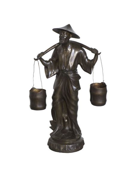 Figura de Bronce. Portador de agua 104cm "El Aguador"
