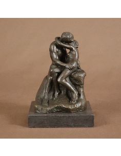 Figura de Bronce. Hombre y mujer -El Beso de Rodin