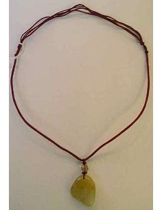 Bisuteria. Colgante jaspe limon