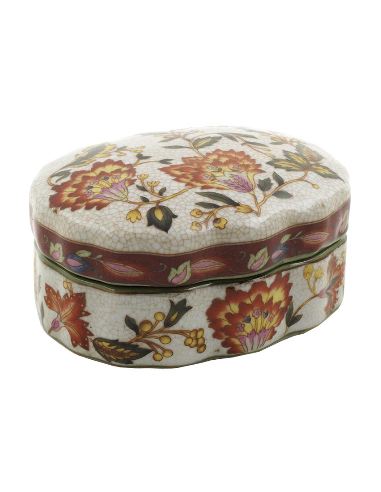 Caja de porcelana. Caja ondulada 13cm -Hiti