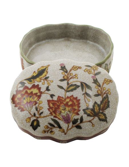 Caja de porcelana. Caja ondulada 13cm -Hiti