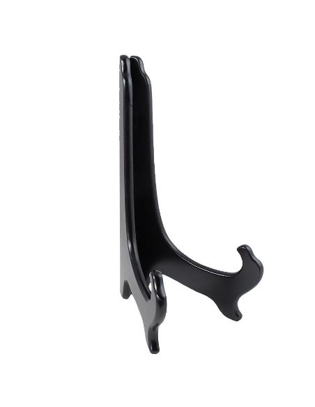 Support en bois: Support 25cm pour assiette set de 2
