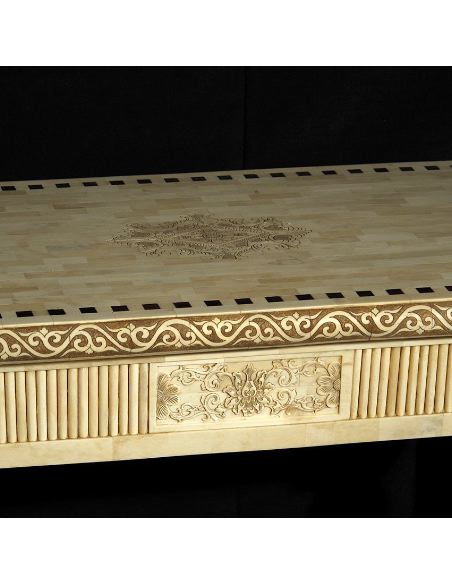 Mueble de Hueso. Consola rectangular 112,5cm.